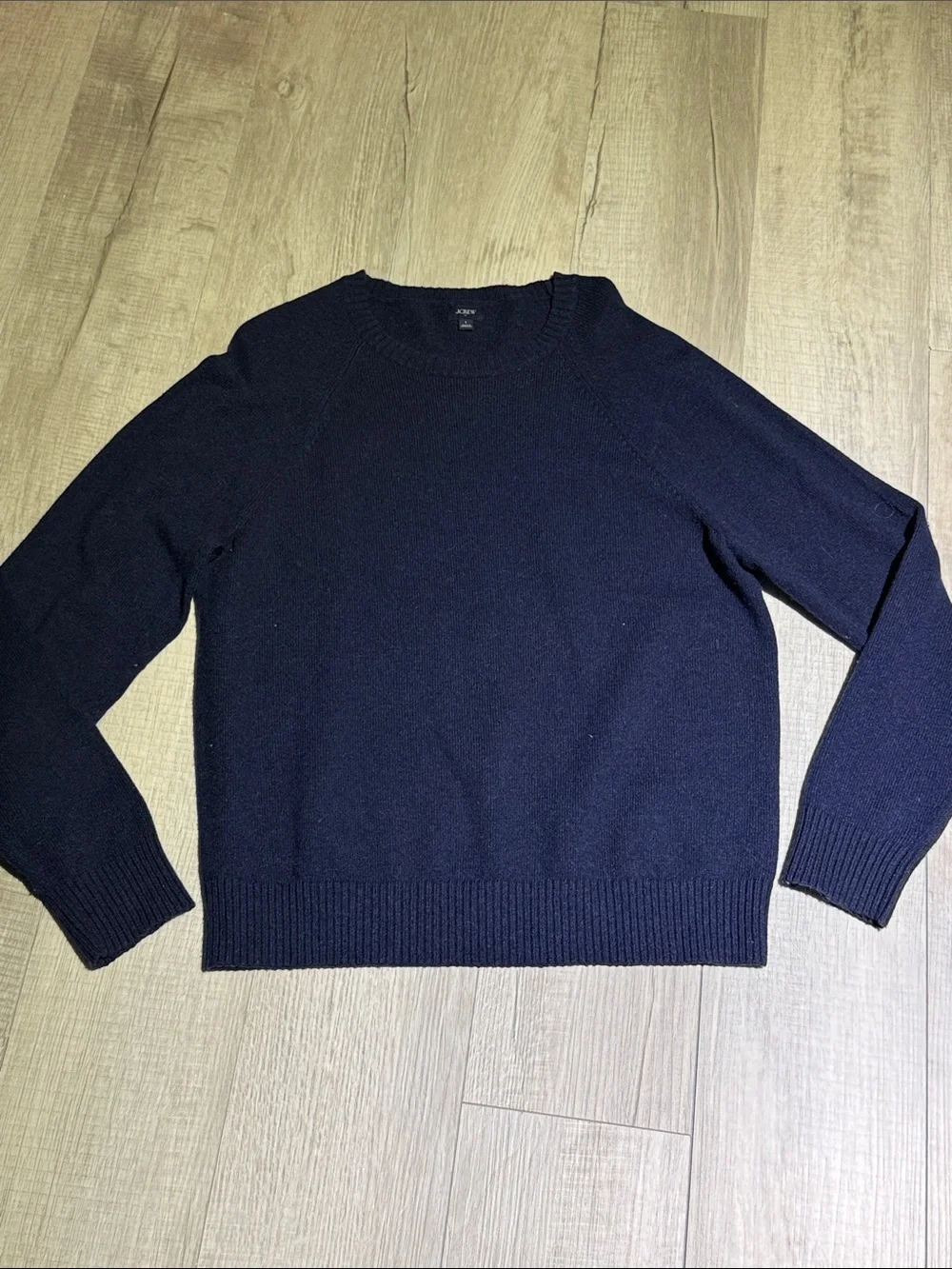 J. Crew Factory Men's Navy Crewneck Sweater
